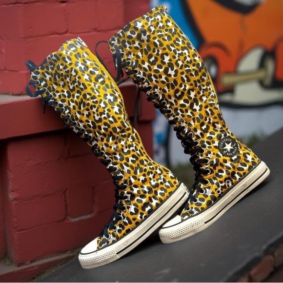 Converse Women's Chuck Taylor All Star XX Hi Animal Print Size 5 - Picture 1 of 7